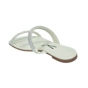 Tamanco Vizzano Rasteiro Off White Feminino 6235-1189