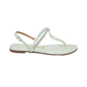 Sandália Vizzano Rasteira Off White Feminina 6371-378