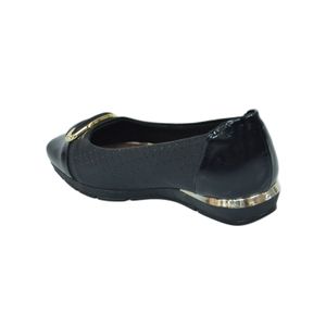 Sapato Piccadilly Confort Preto Feminino 147313-2