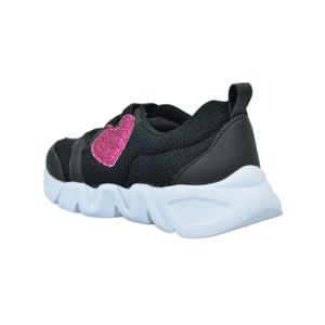 Tênis Grugui Preto Infantil Menina 020-787