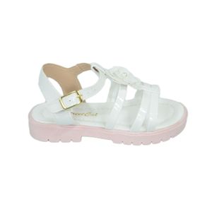 Sandália Street Cal Branco Infantil Menina 023-190