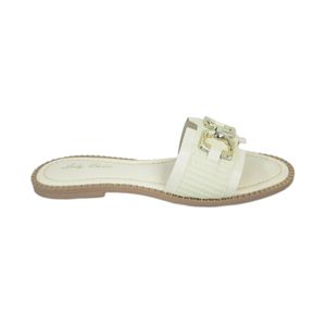 Tamanco Lady Choice Rasteiro Off White Feminino R521769
