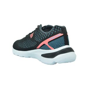 Tênis Star Flex Preto Coral Feminino 1623-189