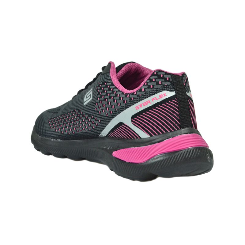 Tenis-Star-Flex-Preto-Pink-Feminino-1623-023