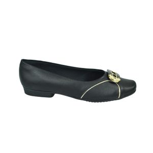 Sapato Piccadilly Preto Feminino 250234-2