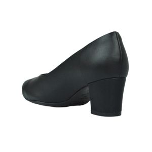 Sapato Piccadilly Confort Salto Médio Preto Feminino 110177-8