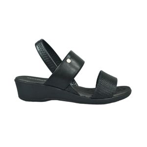 Sándalia Comfort Flex Preto Feminina 24-72403