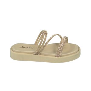 Sandália Lady Choice Flatform Rose Feminino Zx2225