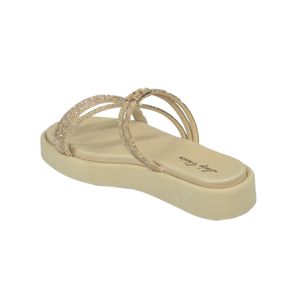 Sandália Lady Choice Flatform Rose Feminino Zx2225