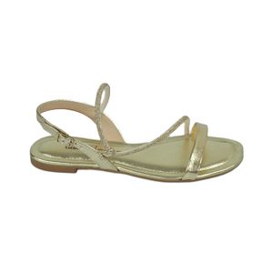 Sandalia Dakota Rasteira Champagne Fem Y7923-0006