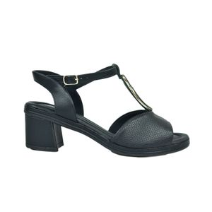 Sandália Piccadilly Preto Feminina 566060-5