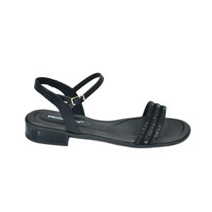 Sandália Piccadilly Salto Baixo Preto Feminino 590047-2