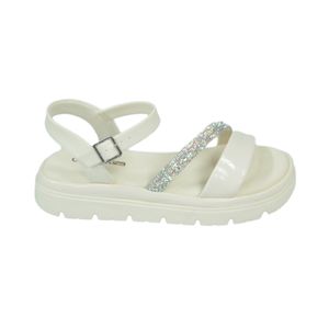 Sandália Comfortflex Papete Off White Feminina 24-46404