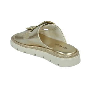 Sandália Comfortflex Birken Dourado Feminina 24-46402