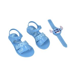 Sandália Grendene Stich Azul Infantil Feminina