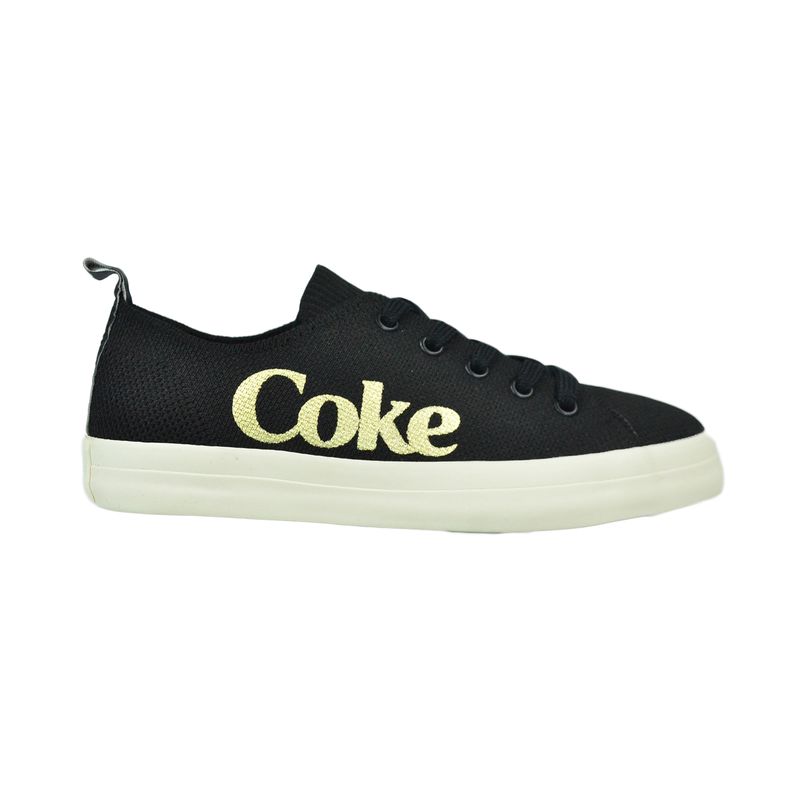 Tenis-Coca-Cola-Laki-Knit-Preto-Unissex