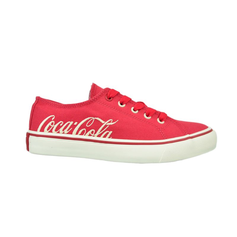 Tenis-Coca-Cola-Wooster-Canvas-Vermelho-Unissex