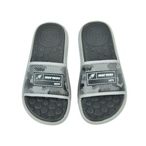 Chinelo Mormaii Slide Quiver Pro Gasp Cinza Infantil Menino