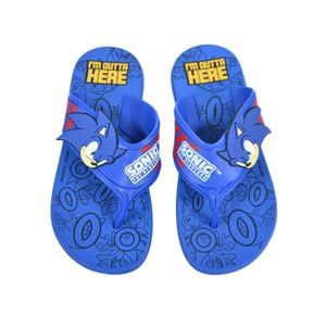 Chinelo Grendene Sonic Azul Infantil Menino 23162-Bf966