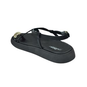 Sandália Moleca Flatform Preto Feminina 5499.107