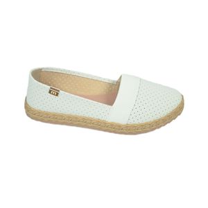 Alpargata Moleca Nobuck Branco Feminina 5696.300