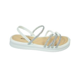 Sandália Mississipi Flatform Branco Feminina Mi718