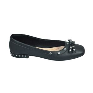 Sapato Moleca Scarpin Salto Baixo Preto Feminina 5820.204