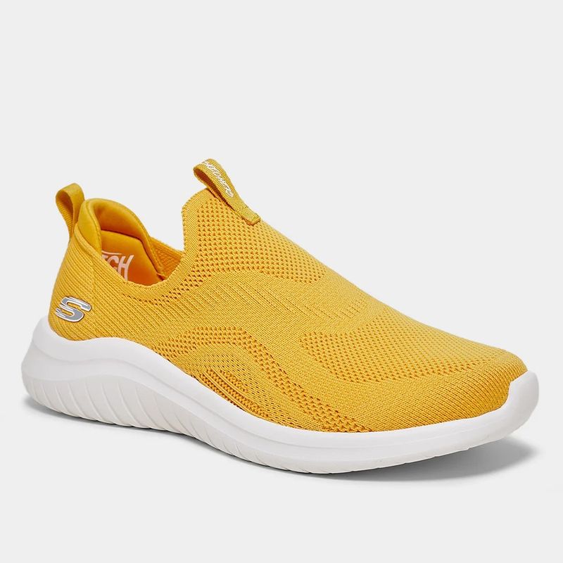 Tênis Skechers Ultra Flex 2.0 Amarelo Feminino