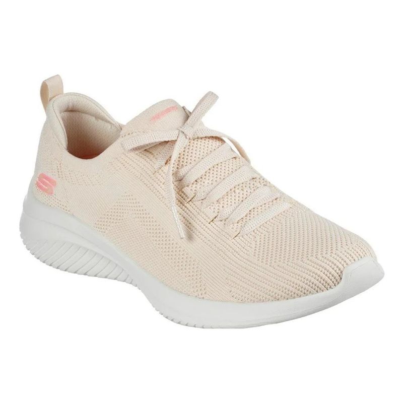 Tenis-Skechers-Ultra-Flex-2.0-Bege-Feminino