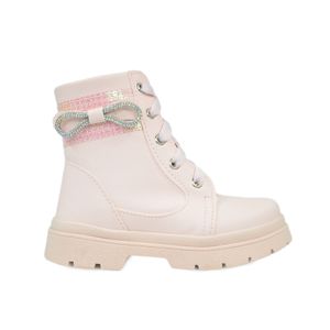 Bota Chique Top Coturno Rosa Infantil Menina 043.015.005