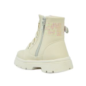 Bota Chique Top Coturno Bege Infantil Menina 043.015.098