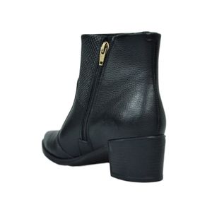 Bota Pegada Cano Curto Preta Feminina 280502