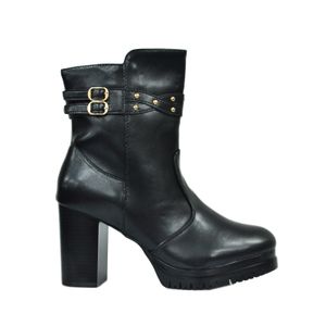 Bota Mooncity Cano Curto Preto Feminina 73221