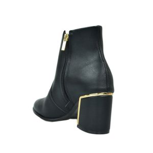 Bota Bebecê Cano Curto Preto Feminina T6616