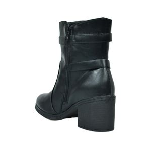 Bota Mooncity Cano Curto Preto Feminina 73204
