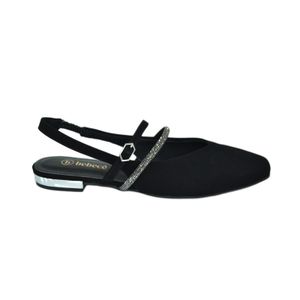 Sapato Bebecê Scarpin Salto Baixo Preto Feminino T1128-335