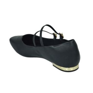 Sapatilha Bebecê Bico Redondo Preto Feminina T1128-305