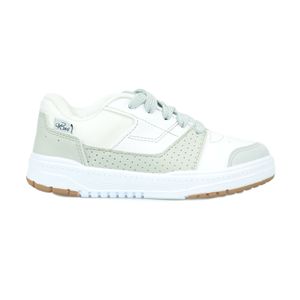Tênis Kidy Branco Cinza Infantil Menino 448-0002