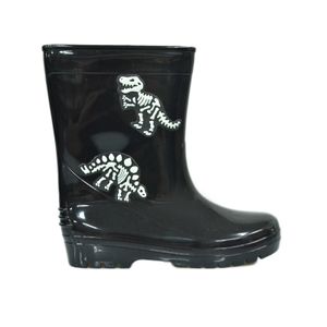 Bota Luelua Galocha Preto Infantil Menino 40577