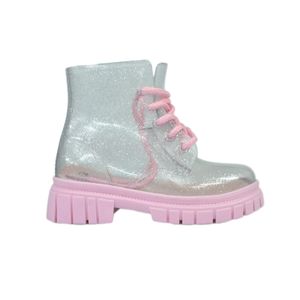 Bota Luelua Coturno Rosa Infantil Menina 139000