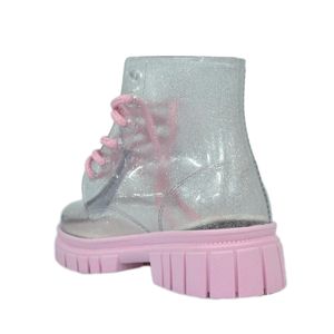 Bota Luelua Coturno Rosa Infantil Menina 139000