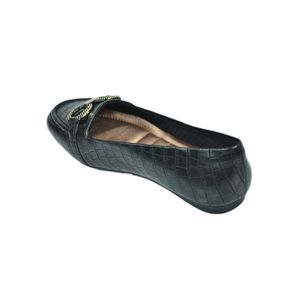 Sapato Piccadilly Maxi Mocassim Preto Feminino 122033