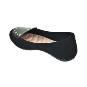 Sapato Moleca Mocassim Camurça Preto Feminino 5800.112