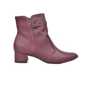 Bota Piccadilly Cano Curto Vinho Feminina 739075-2
