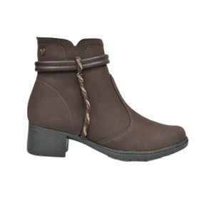Bota Feminina Mississipi Cano Curto Marrom Feminina Mc803