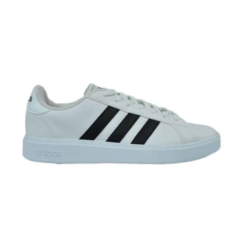 Tenis-Adidas-Court-Base-2.0-Branco-Preto-Masculino