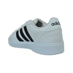 Tenis-Adidas-Court-Base-2.0-Branco-Preto-Masculino