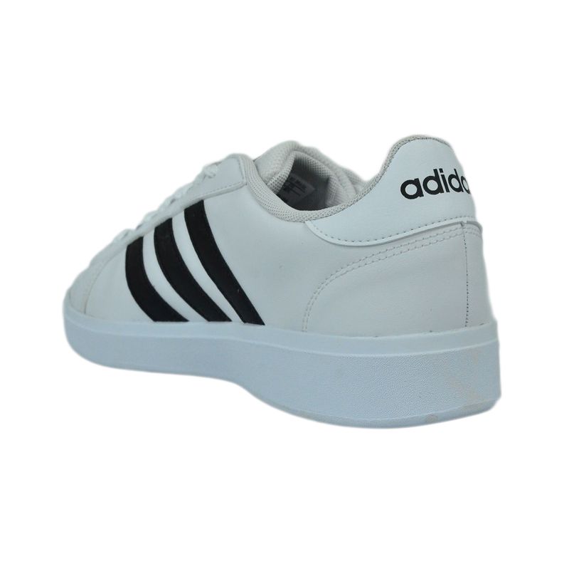 Tenis-Adidas-Court-Base-2.0-Branco-Preto-Masculino