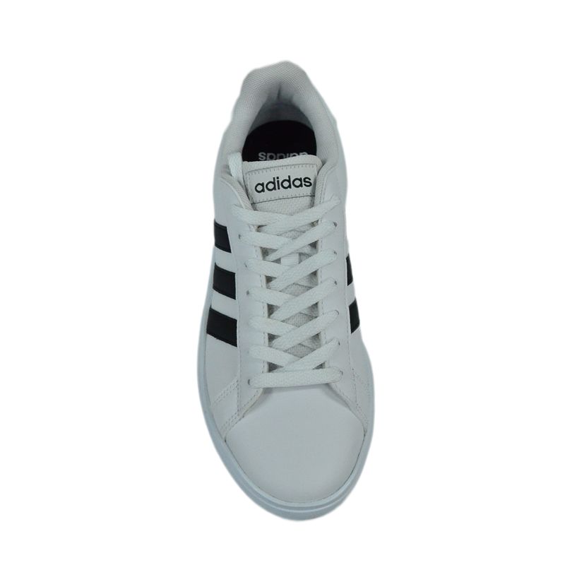 Tenis-Adidas-Court-Base-2.0-Branco-Preto-Masculino