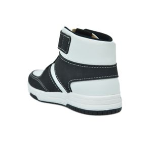 Tênis Molekinho Cano Curto Branco/Preto Infantil Menino 2852.114